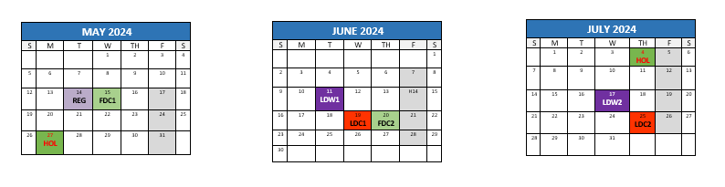 Academic Calendar 2023-2024 - Beaufort County Community College